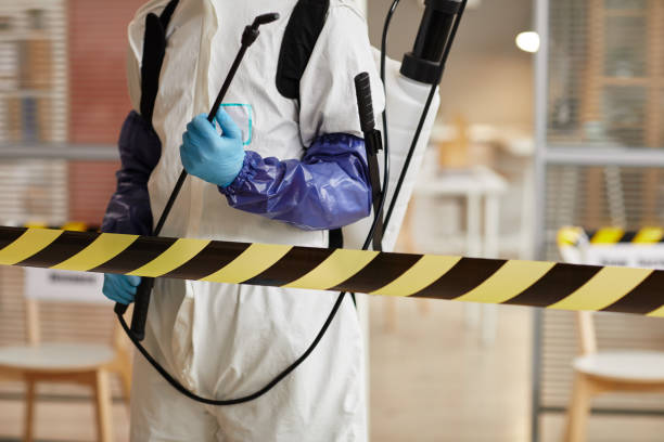 Professional Biohazard Cleanup technician working in White Marsh, MD